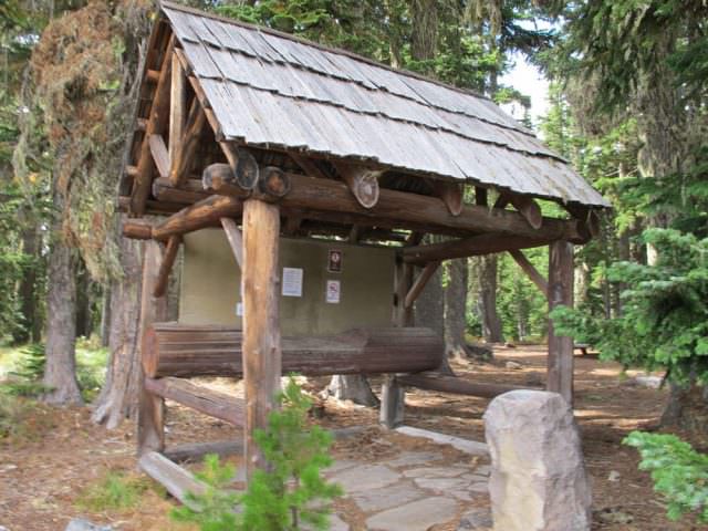 A shelter in the mountains