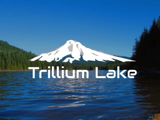 Trillium Lake Mt. Hood Decal